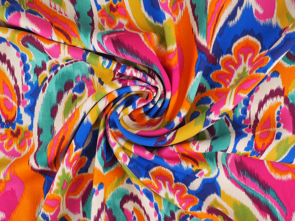 Viskose Design Muster - multicolor