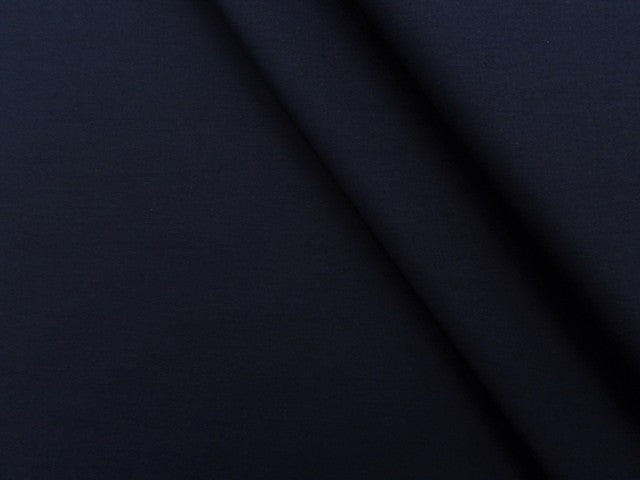 Baumwolle - Uni - nachtblau
