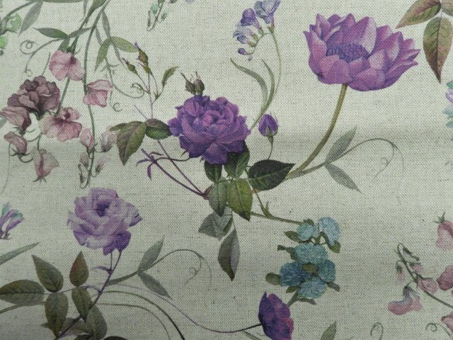 Canvas Blumen Frühling lila