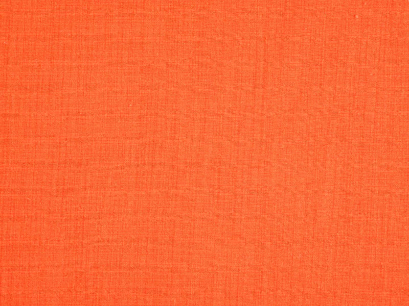 Baumwolle mit Leinenstruktur - orange