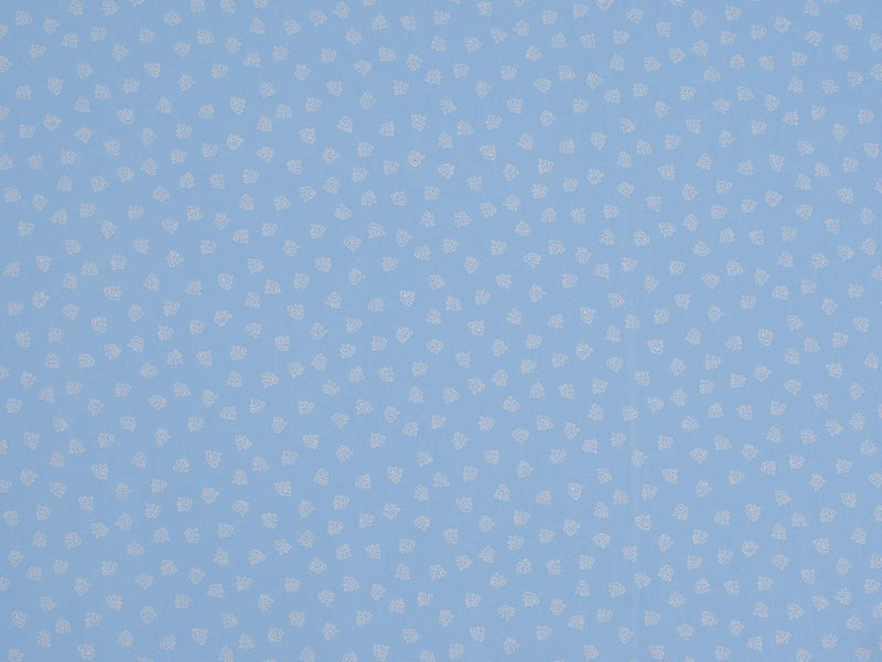 Baumwolle kleine Anker - hellblau