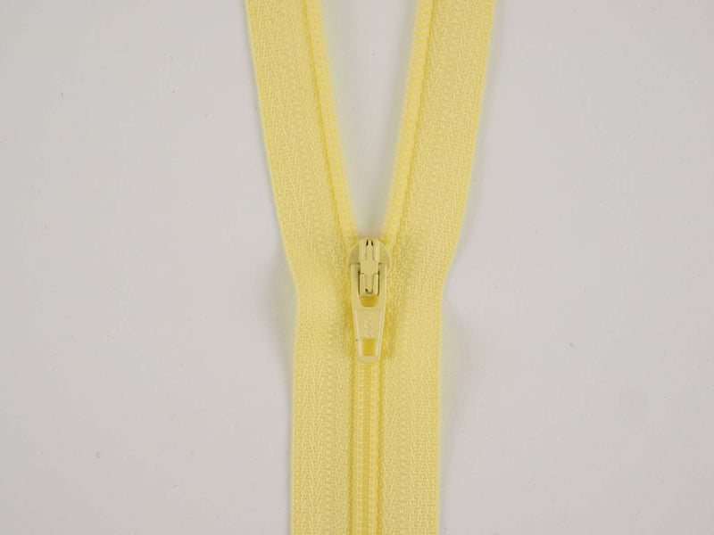 Reißverschluss unteilbar - 60cm - lemon