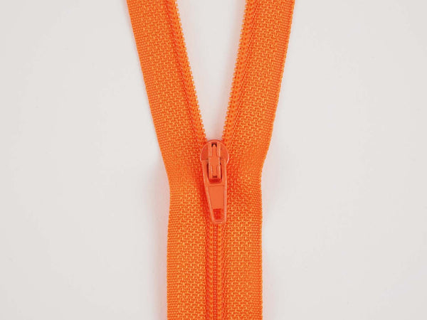 Reißverschluss unteilbar - 25cm - orange