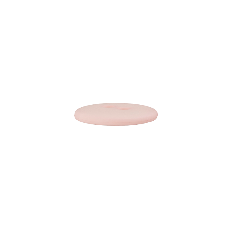 Kunststoffknopf - rosa - 2 Loch - 15mm