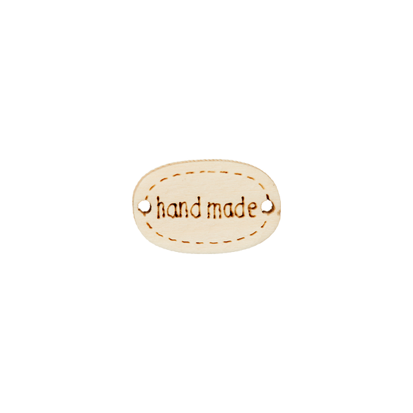 Label Handmade - Holz - Union Knopf