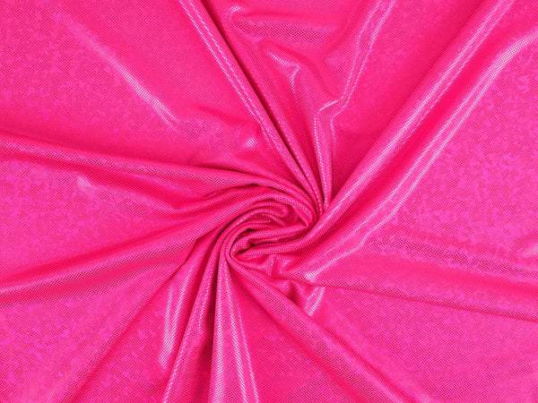 Karnevalsstoff Folienjersey  - pink