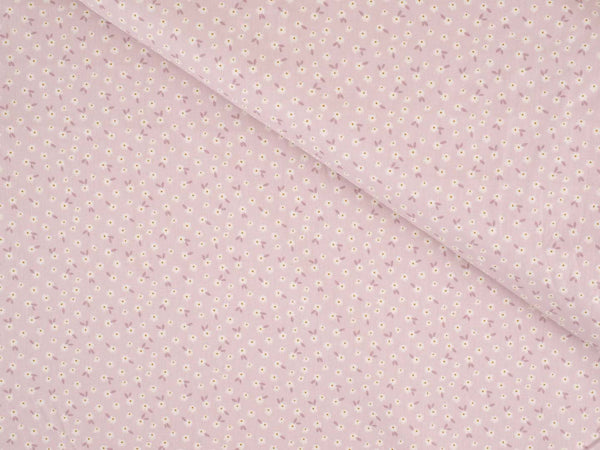 Baumwolle Blümchen - rosa