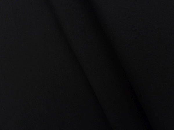 Jersey Baumwolle Uni - schwarz