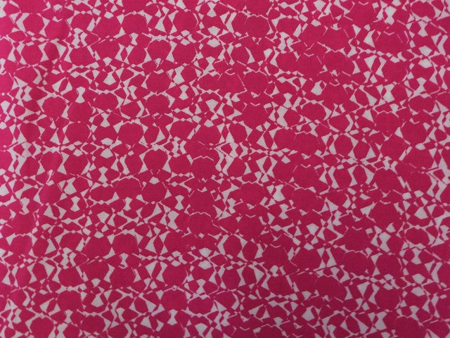 Viskose - Abstrakt pink