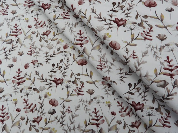 Baumwolle Blumenranke - Digitaldruck
