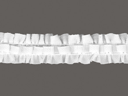 Gerster Universalband Gardinenband 22mm weiß