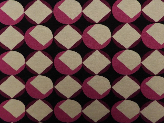 Jersey Viskose Muster geometrisch