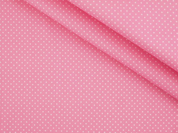 Baumwolle kleine Punkte - rosa