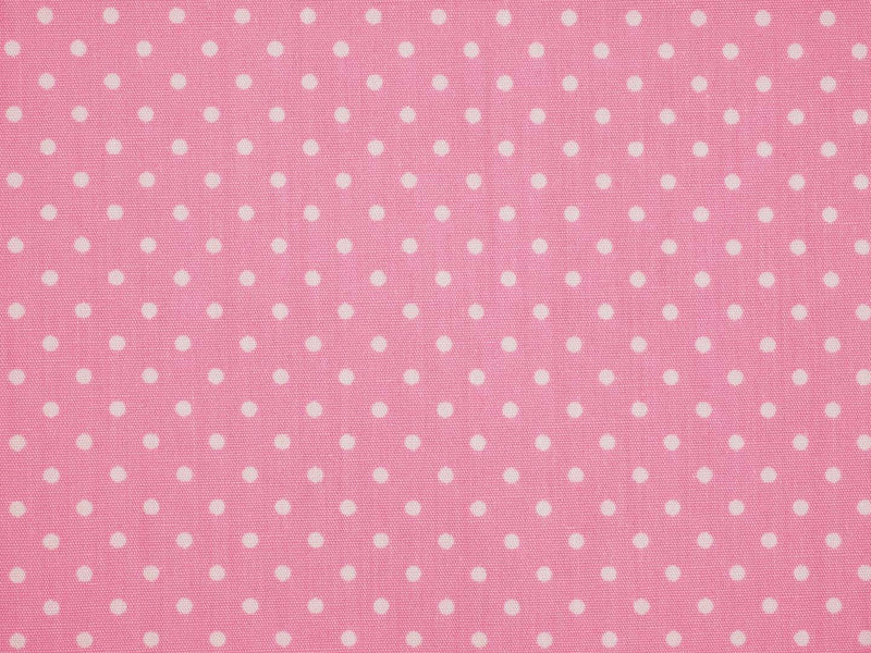 Baumwolle kleine Punkte - rosa