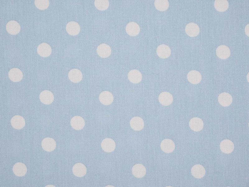 Baumwolle Punkte - hellblau