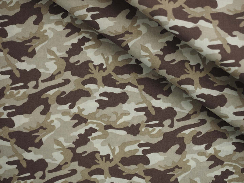 Baumwolle Camouflage - natur