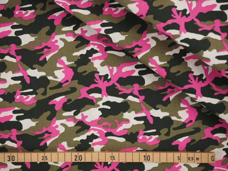 Baumwolle Camouflage - pink