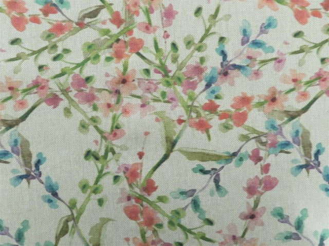 Canvas Blumenwiese Aquarell rosa