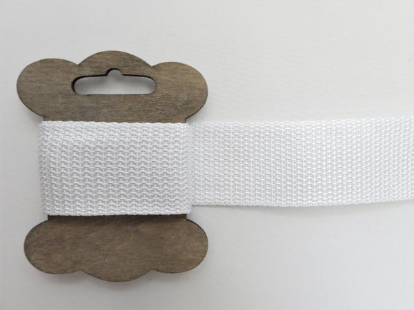 Gurtband Basic - 40mm - weiß