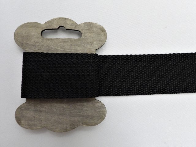 Gurtband Basic - 40mm - schwarz