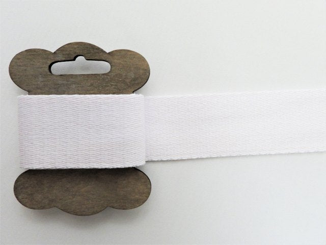 Gurtband Soft - 40mm - weiß