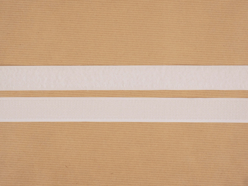 Klettband & Flauschband nähen - 25mm - weiß