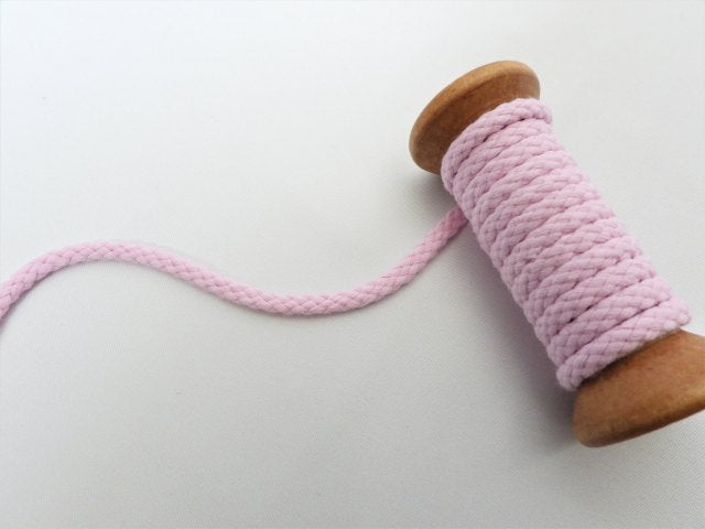 Kordel geflochten - 6mm - rosa