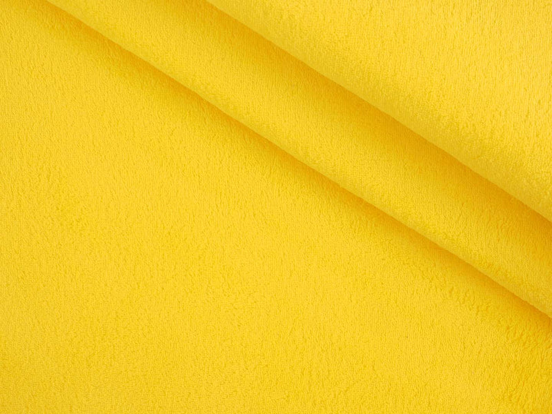 Kuschelfleece Uni - gelb
