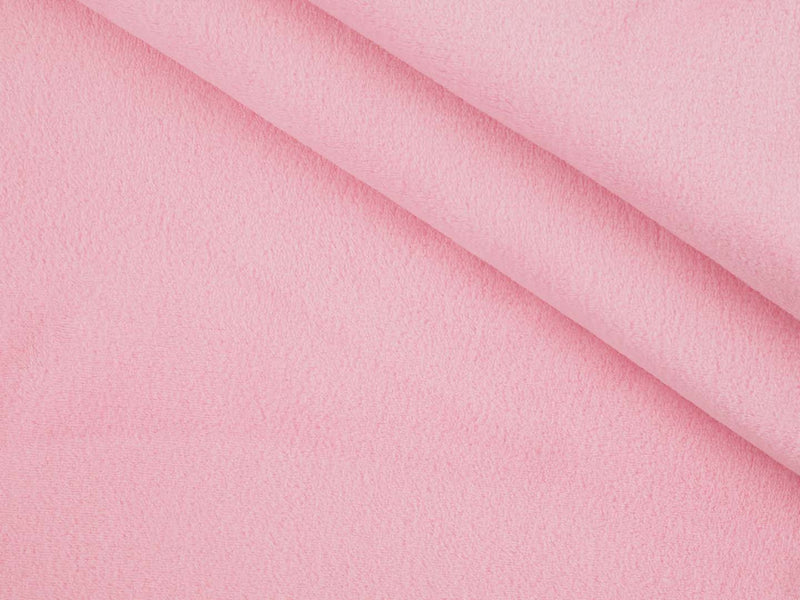 Kuschelfleece Uni - rosa