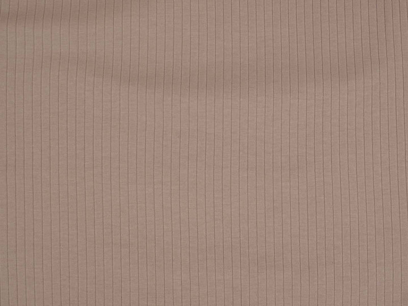 Rippenjersey 5mm - taupe