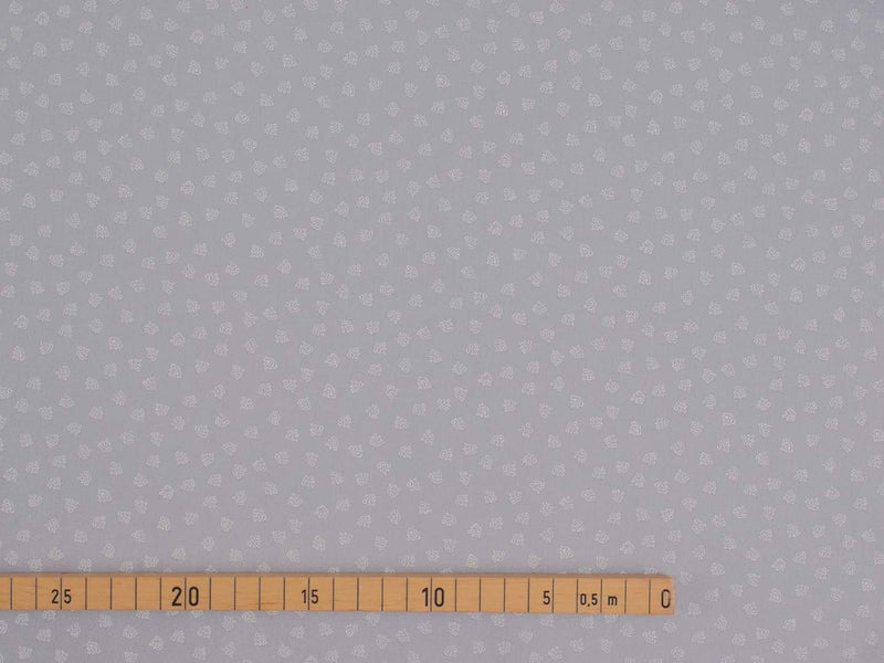 Baumwolle kleine Anker - grau