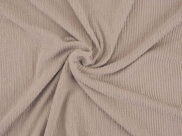 Strickstoff Bark knitted  - taupe/beige