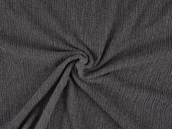 Strickstoff Bark knitted  - anthrazit