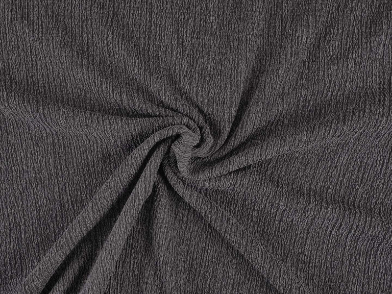 Strickstoff Bark knitted  - anthrazit