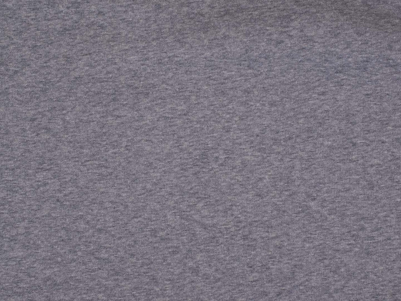 Alpenfleece uni meliert - graublau