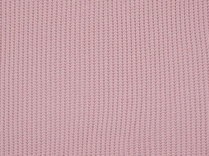 Baumwoll Strickstoff Grobstrick - rosa
