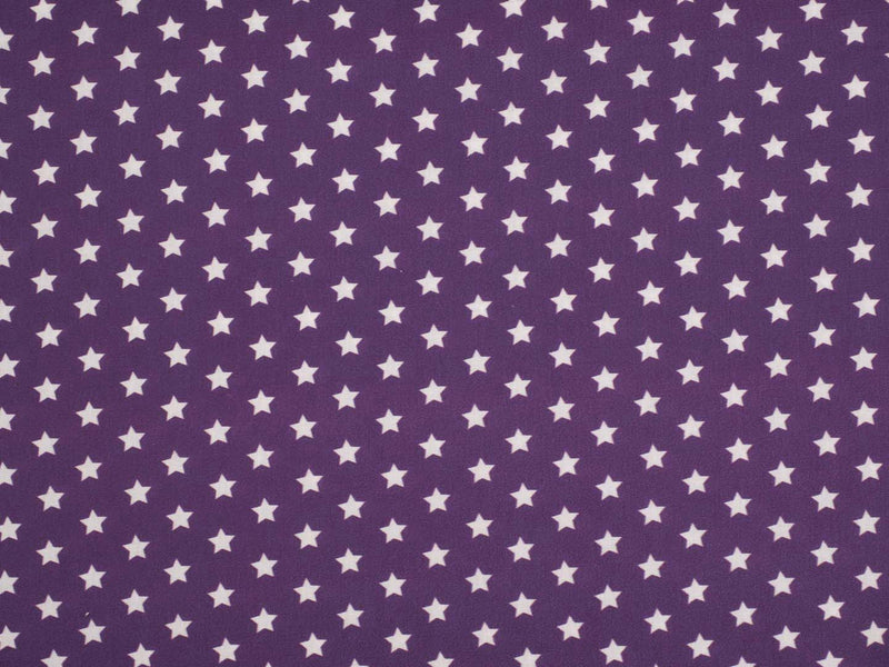 Baumwolle Sterne - lila