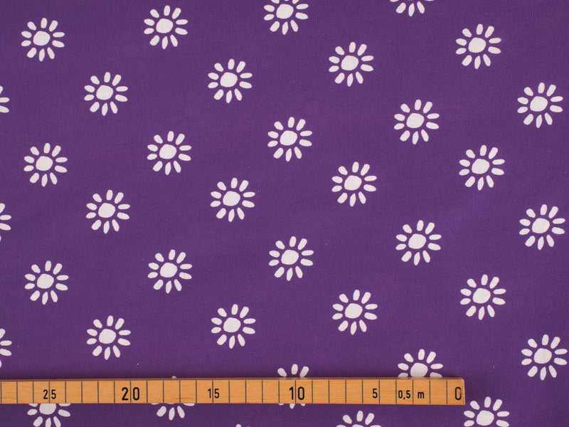 Baumwolle Blumen - lila