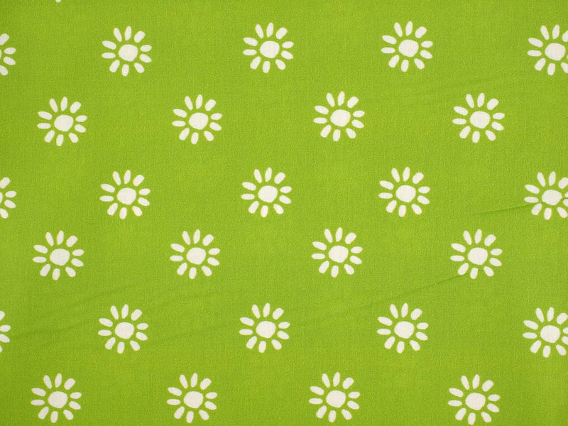 Baumwolle Blumen - grün
