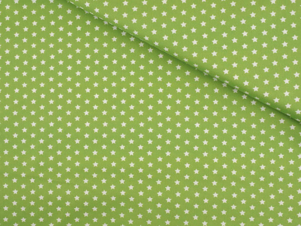 Baumwolle Sterne - grün
