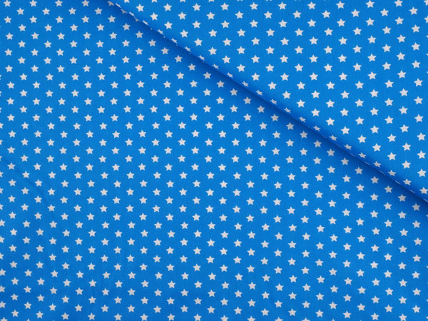 Baumwolle Sterne - hellblau