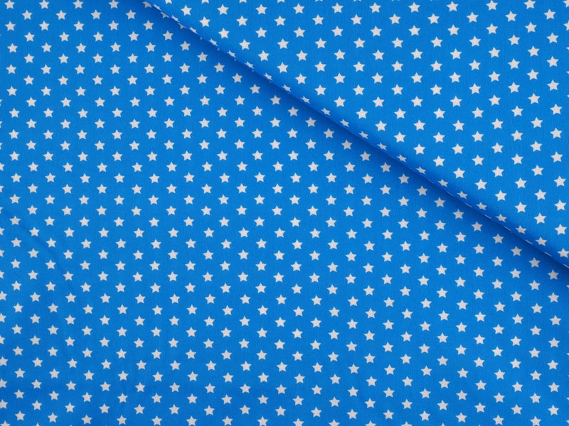 Baumwolle Sterne - hellblau