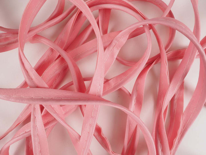 Paspelband Kunstleder - rosa