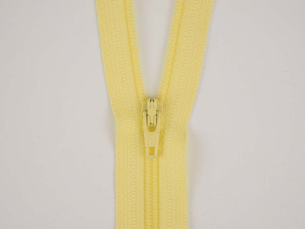 Reißverschluss unteilbar - 35cm - lemon