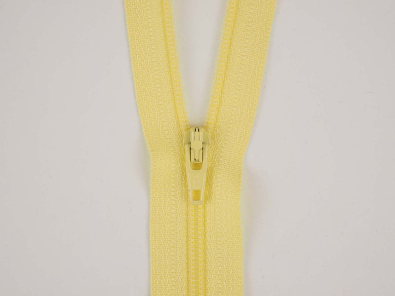 Reißverschluss unteilbar - 35cm - lemon