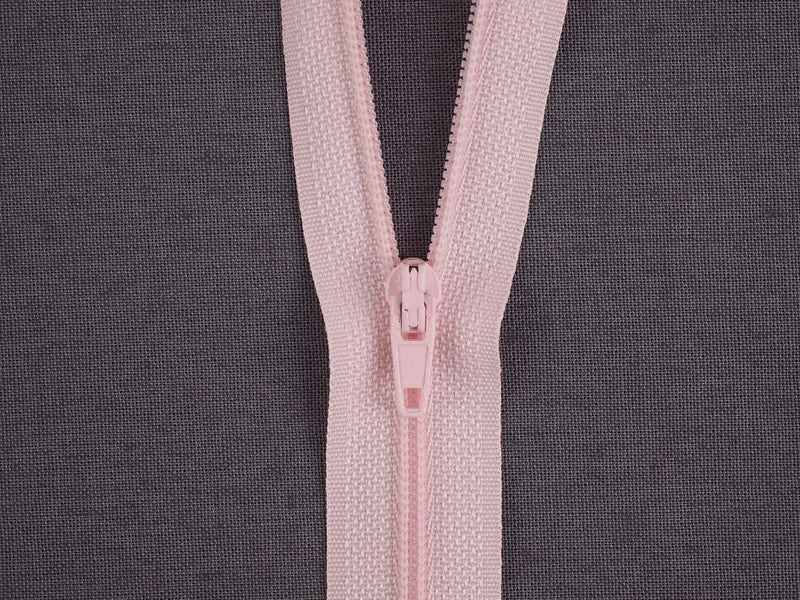Reißverschluss unteilbar - 35cm - rosa