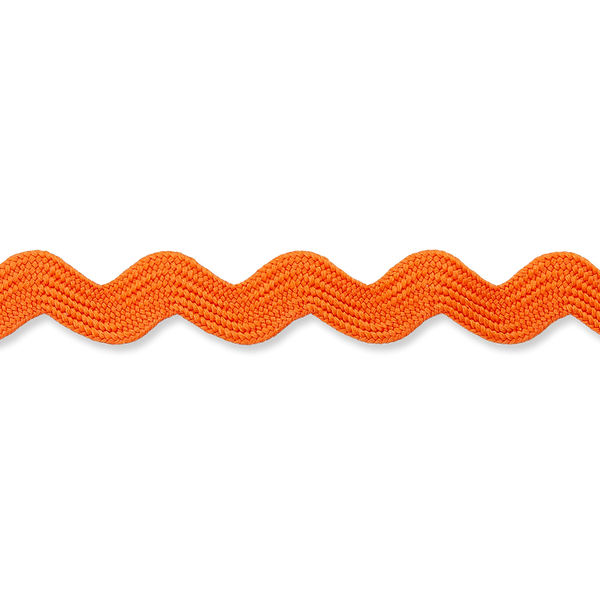 Zackenlitze 10mm - orange - Union Knopf