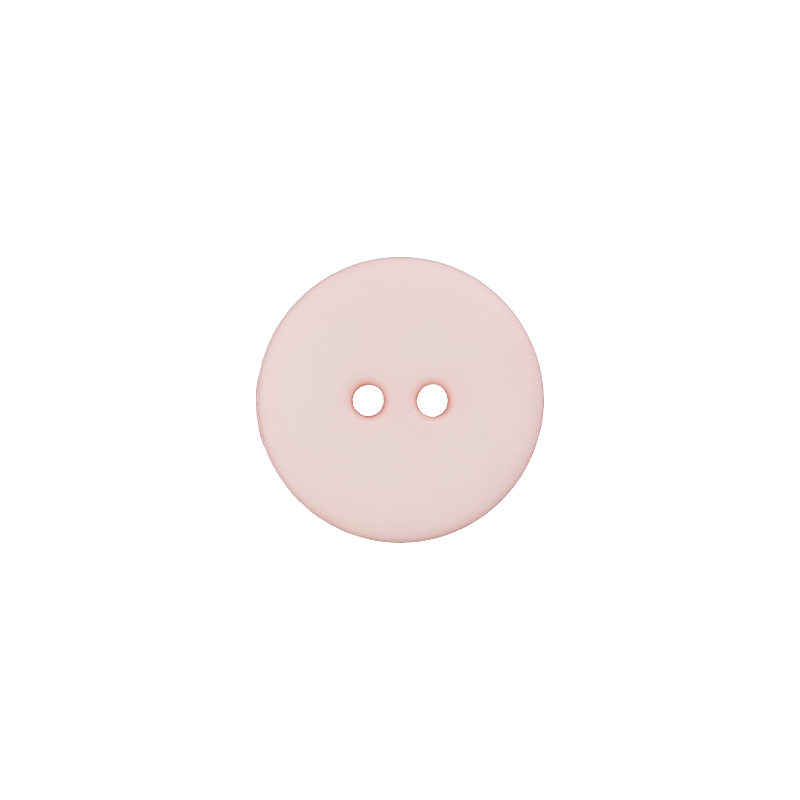 Kunststoffknopf - rosa - 2 Loch - 12mm