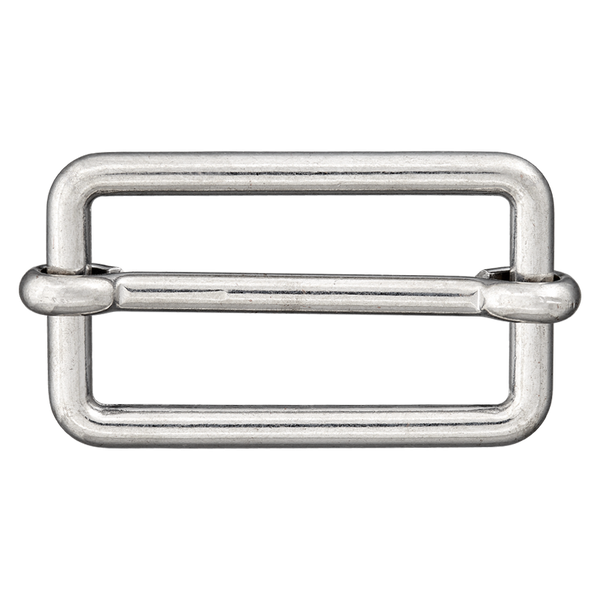 Leiterschnalle - 40mm - silber - Union Knopf