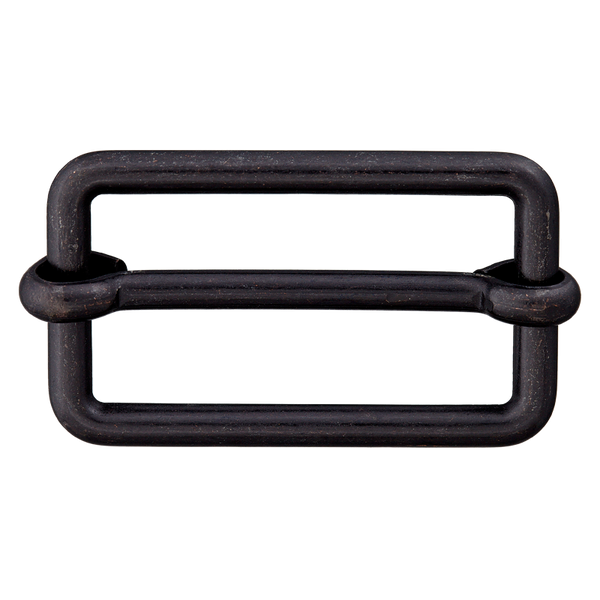 Leiterschnalle - 40mm - schwarz - Union Knopf